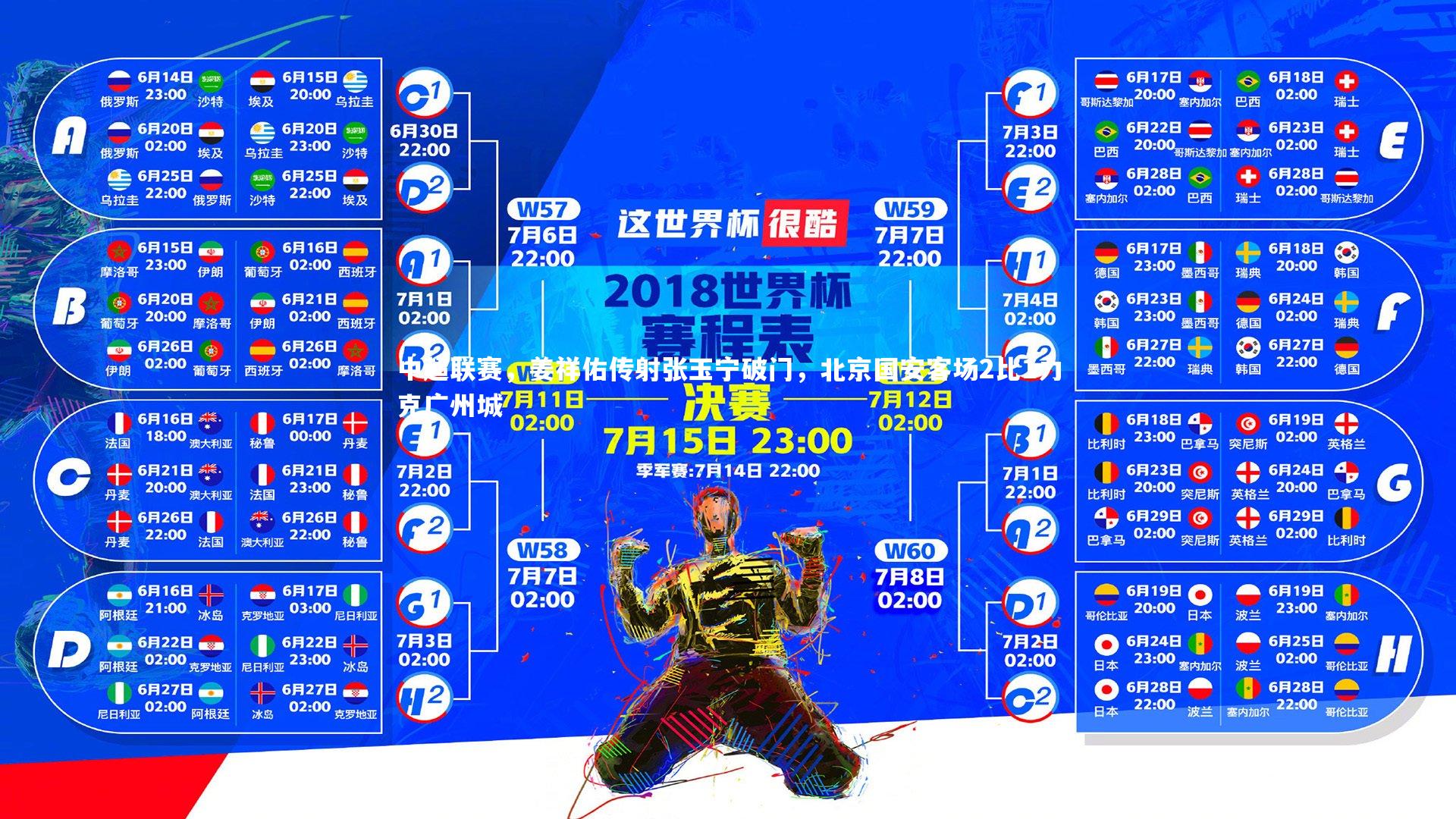 中超联赛,姜祥佑传射张玉宁破门,北京国安客场2比1力克广州城